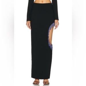 STAUD Scarlette Skirt in Black
